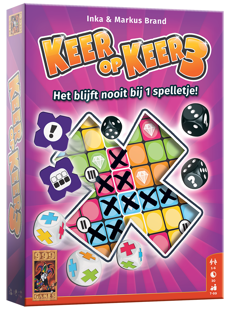 999 Games Dobbelspellen, Keer op Keer 3