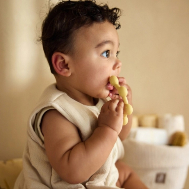 Jollein Bijtring Siliconen Sun Vanilla