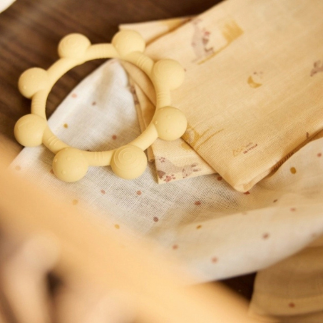 Jollein Bijtring Siliconen Sun Vanilla