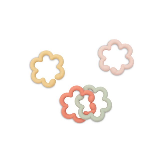 Jollein Speelgoed Ringen Siliconen Flowers