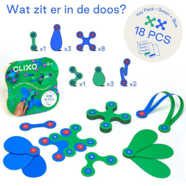 Clixio Magneetspeelgoed, Clixio - Itsy Pack
