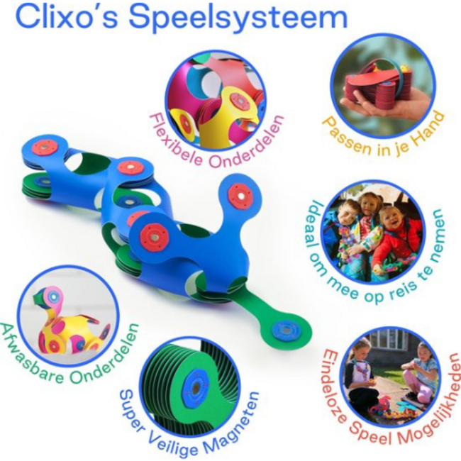 Clixo Magneetspeelgoed - Itsy Pack