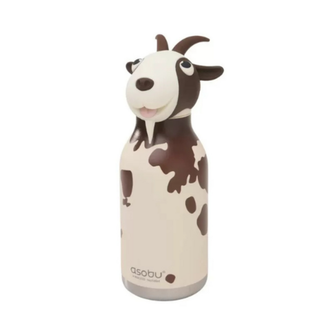 Asobu Rvs Drinkfles Geit (Bestie Animal Bottle Goat)