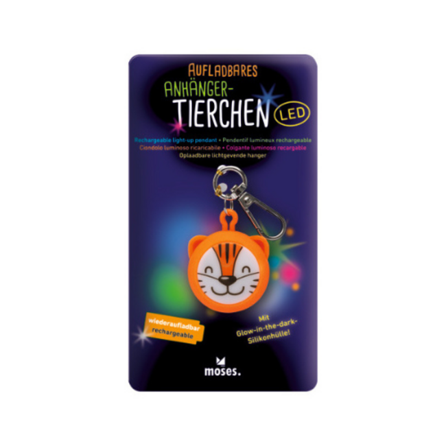 Sleutelhanger LED oplaadbaar dieren