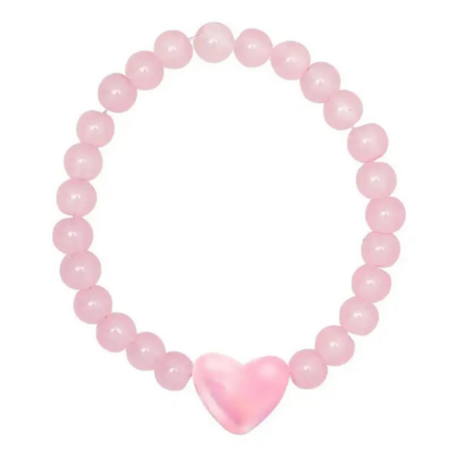 Paarden oploshart armband