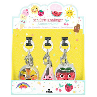 Be happy sleutelhanger summertime 3 assorti