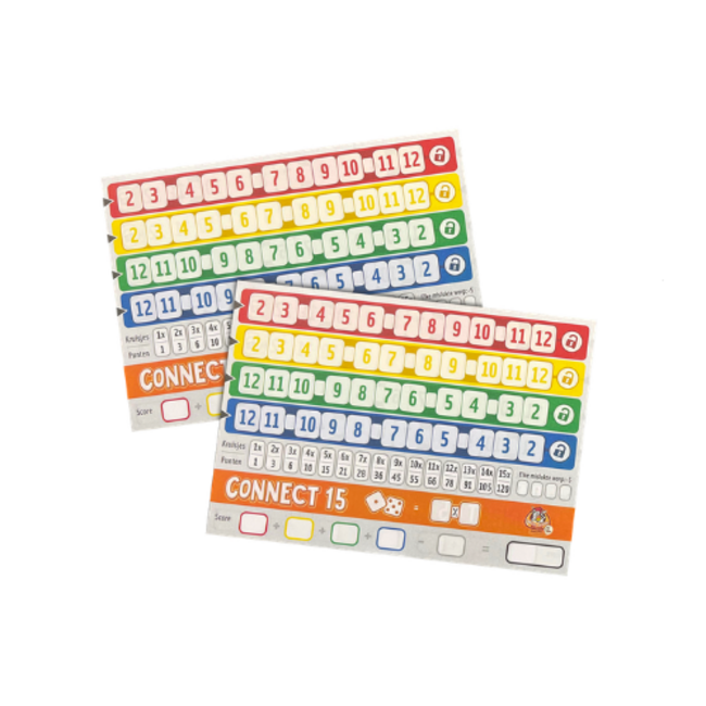 White Goblin Games Qwixx 15 Scorebloks