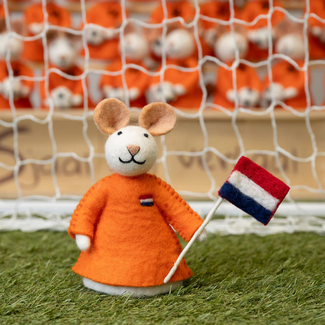 Sjaal met Verhaal Sjaal met verhaal, Muis met Nederlandse Vlag