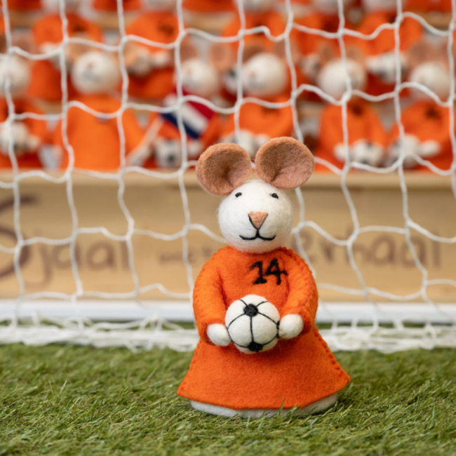Sjaal met Verhaal Sjaal met verhaal, Muis met Voetbal