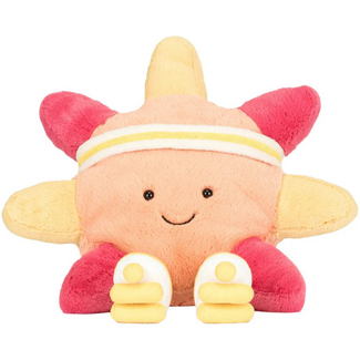 Jellycat Jellycat knuffels, Amuseables Sun 'Roller Skates (knuffel zon met rolschaatsen)