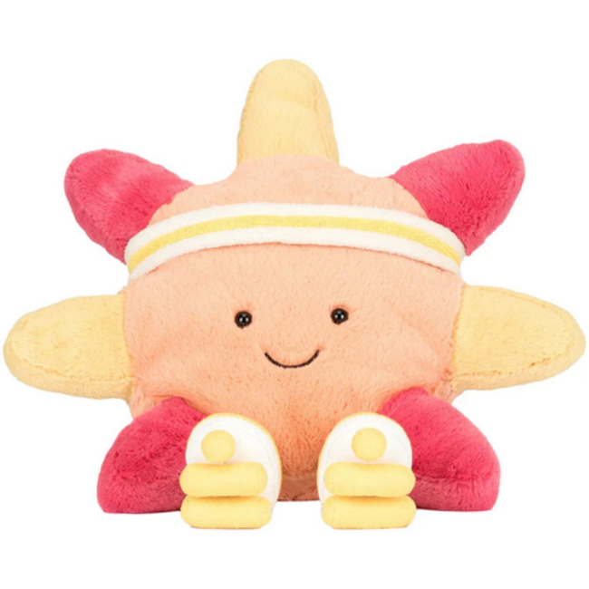 Jellycat Jellycat knuffels, Amuseables Sun 'Roller Skates (knuffel zon met rolschaatsen)