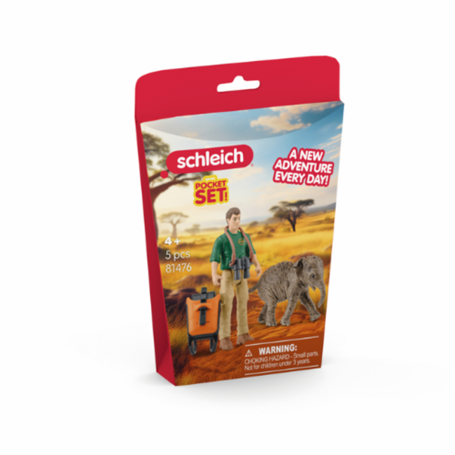 Schleich Pocket Set - Onderzoeker Op Excursie