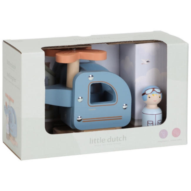 Little Dutch Houten Helikopter