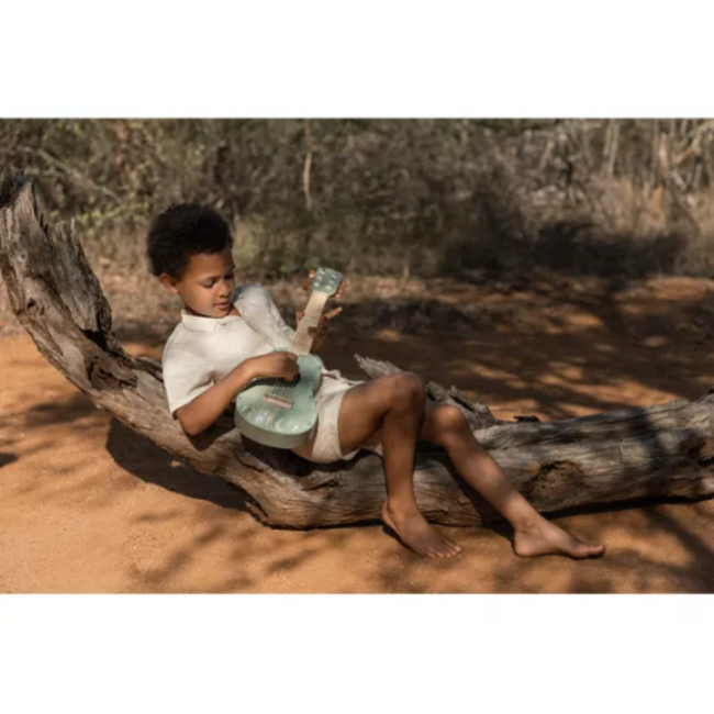 Little Dutch Houten gitaar - Groen - Safari Friends