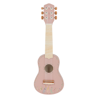 Little Dutch Houten gitaar - Roze - Safari Friends