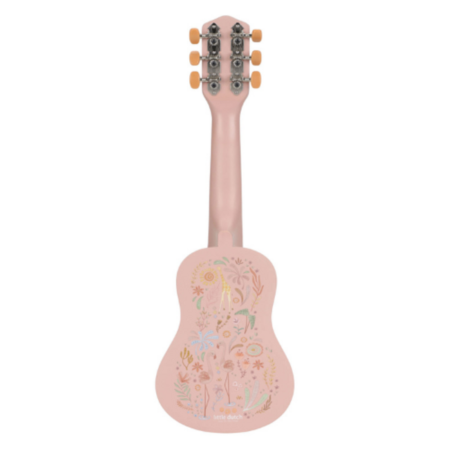 Little Dutch Houten gitaar - Roze - Safari Friends
