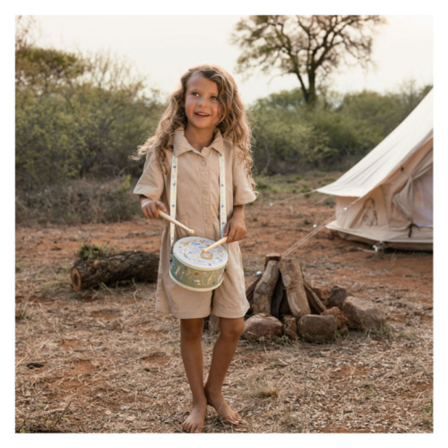 Little Dutch Muziektrommel - Safari Friends