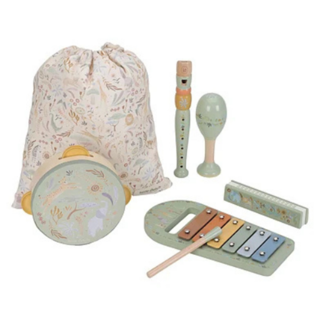 Little Dutch Muziekset - Groen - Safari Friends