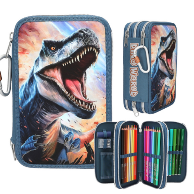 TOPModel TOPModel, Dinoworld 3-vaks etui