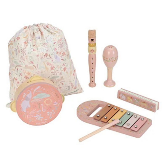 Little Dutch Muziekset - Pink - Safari Friends