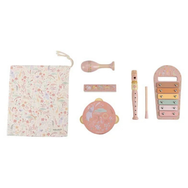 Little Dutch Muziekset - Pink - Safari Friends