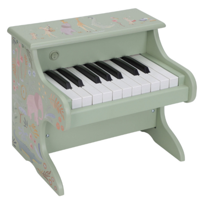 Little Dutch Houten Piano Groen - Safari Friends