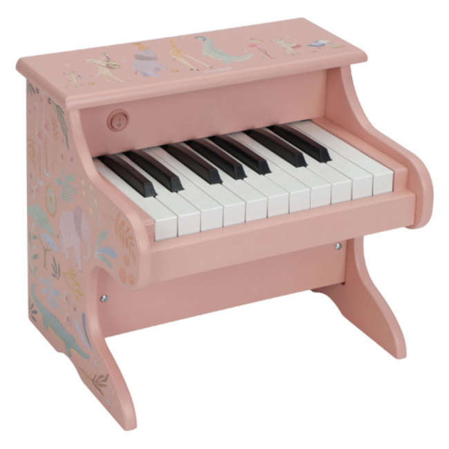 Little Dutch Houten Piano Roze - Safari Friends