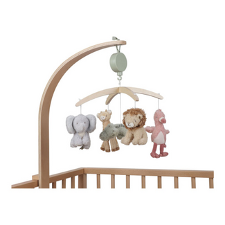 Little Dutch Houten muziekmobiel - Safari Friends