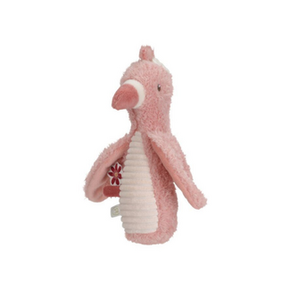 Little Dutch Knijpspeeltje met rammel Flamingo - Safari Friends
