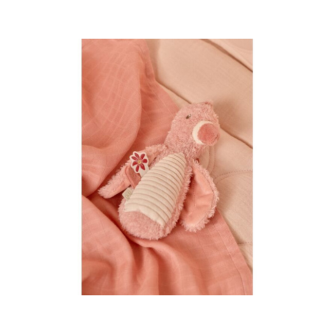 Little Dutch Knijpspeeltje met rammel Flamingo - Safari Friends