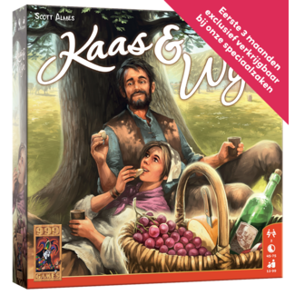 999 Games Tweepersoons spel, Kaas & Wijn (12+)