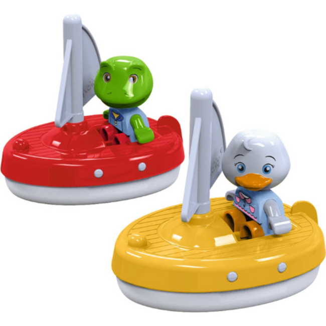 Aquaplay Buitenspeelgoed, Waterbanen - accessoires: Zeilbootjes & Figuurtjes, 2st.