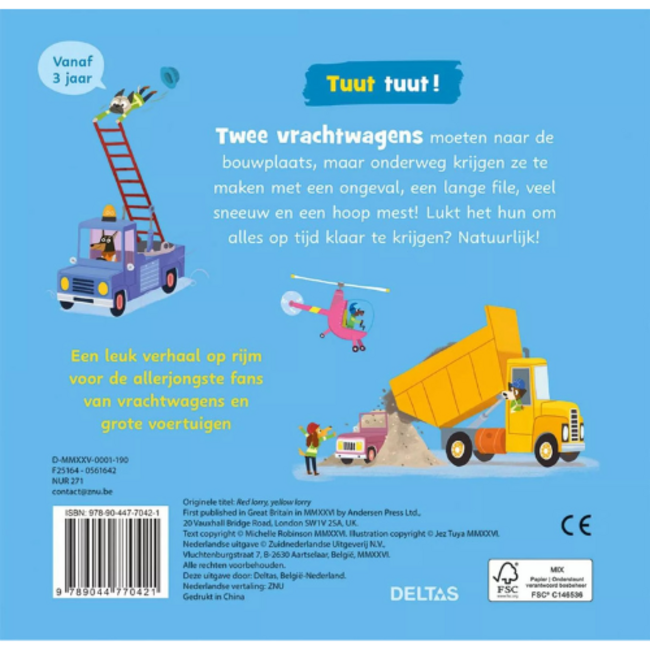 Deltas Tuut tuut - Aan de slag! Een boek vol leuke vrachwagens