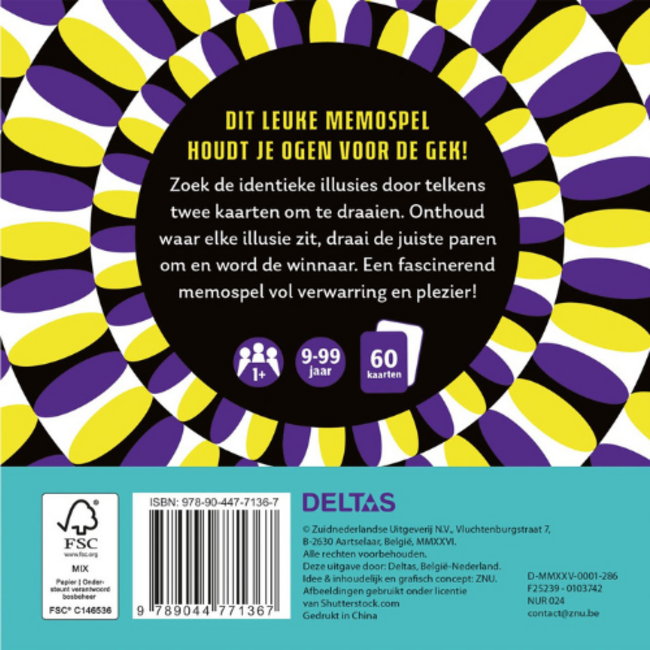 Deltas Optische illusies - Memospel