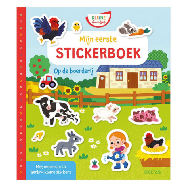 Deltas Mijn eerste stickerboek Kleine Handjes - Op de boerderij