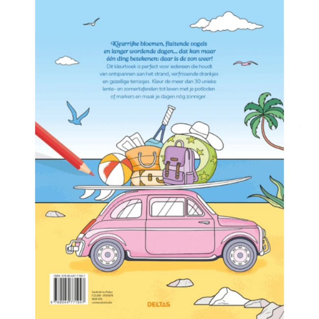 Deltas Sunny days - Kleuren voor volwassenen