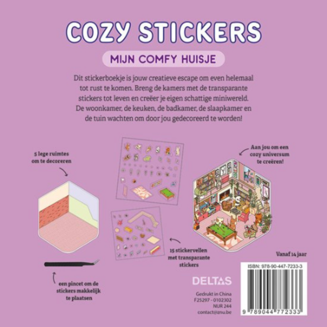 Deltas Cozy Stickers - Mijn comfy huisje