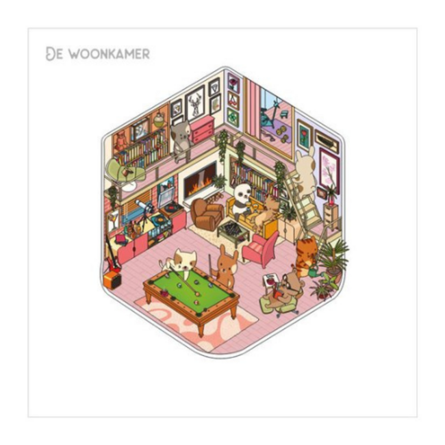 Deltas Cozy Stickers - Mijn comfy huisje