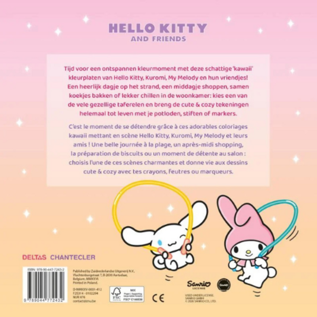 Deltas Hello Kitty and Friends Cute & Cozy Color