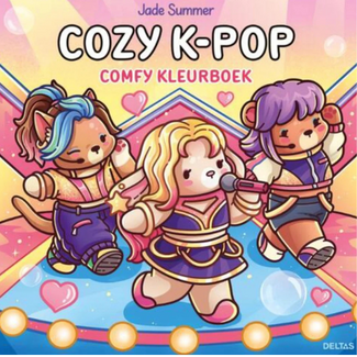 Deltas Cozy K-Pop - Comfy kleurboek Jade Summer