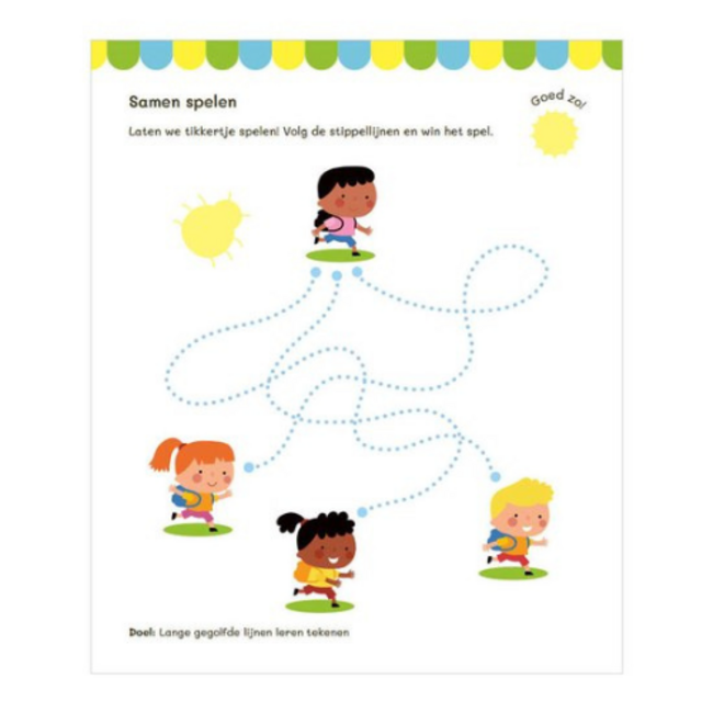 Deltas Vakantie oefenboek met stickers (naar groep 2)
