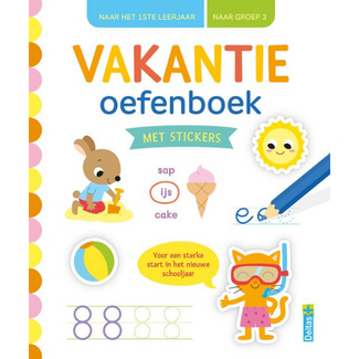 Deltas Vakantie oefenboek met stickers (naar groep 3)