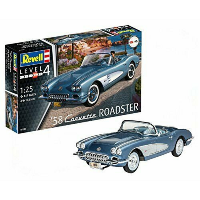 Revell 58 Corvette Roadster, 1:25