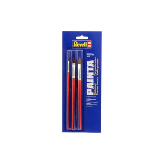 Revell Revell "Painta" Platte kwast Set - Maat 2, 6 & 10