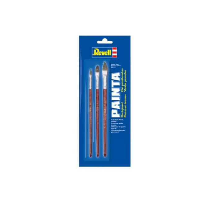 Revell Revell "Painta" Platte kwast Set - Maat 2, 6 & 10