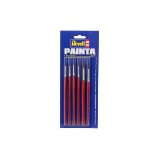 Revell Revell "Painta Standard" Kwasten - 6pcs (Blister)