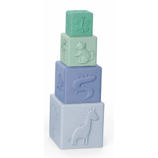 Little L – Stapelstenen dieren – Groen en Blauw