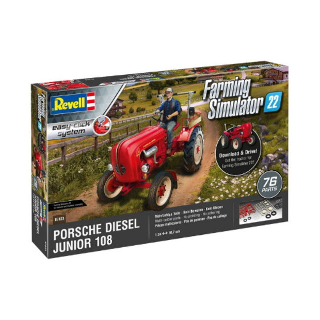 Revell Porsche Junior 108 - Farming Simulator Edition, 1:24