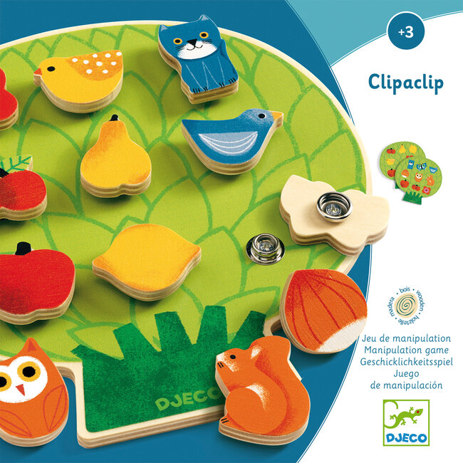Djeco Educatief Speelgoed - Clipaclip, 3+