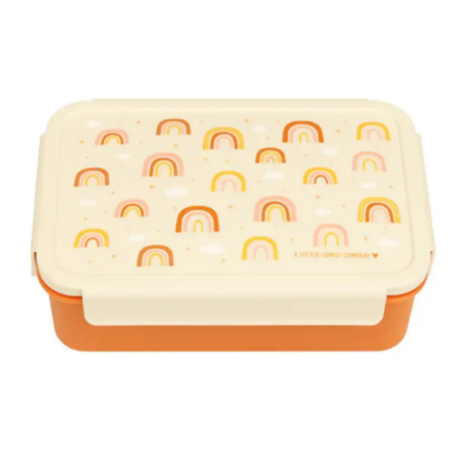 Little Lovely Company Bento lunch box: Rainbows